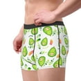 thumbnail image 4 of Haiem Kawaii Avocado Men's Boxer Briefs, Every Day Comfort Stretch Cotton Moisture-Wicking Underwear-Large, 4 of 9