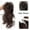 Dark Brown, variant on 12Inch/30CM Synthetic Claw Clip In Ponytail Hair Extensions Short Curly Claw Clip Ponytail For Women Hair Extension Hairpiece