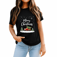 thumbnail image 2 of Merry Christmas Red Truck Family Matching Christmas Pajama T-Shirt for Adults Men and Women, 2 of 4