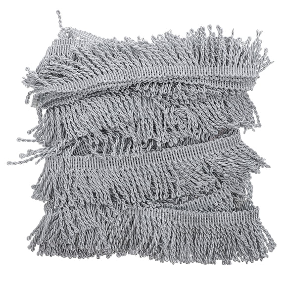 HERFIER 1 Roll Fringed Trim Tassel Trim Elegant DIY Sewing Material for Curtain Making 393x2.16x0.12in