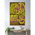 thumbnail image 2 of Vintage 1967 Psychedelic Concert Poster Poster Wall Art, Modern Wall Decor, 8x12 UNFRAMED, 2 of 3