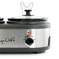MegaChef Dual 1.5 Quart Crock Buffet Slow Cooker - Walmart.com