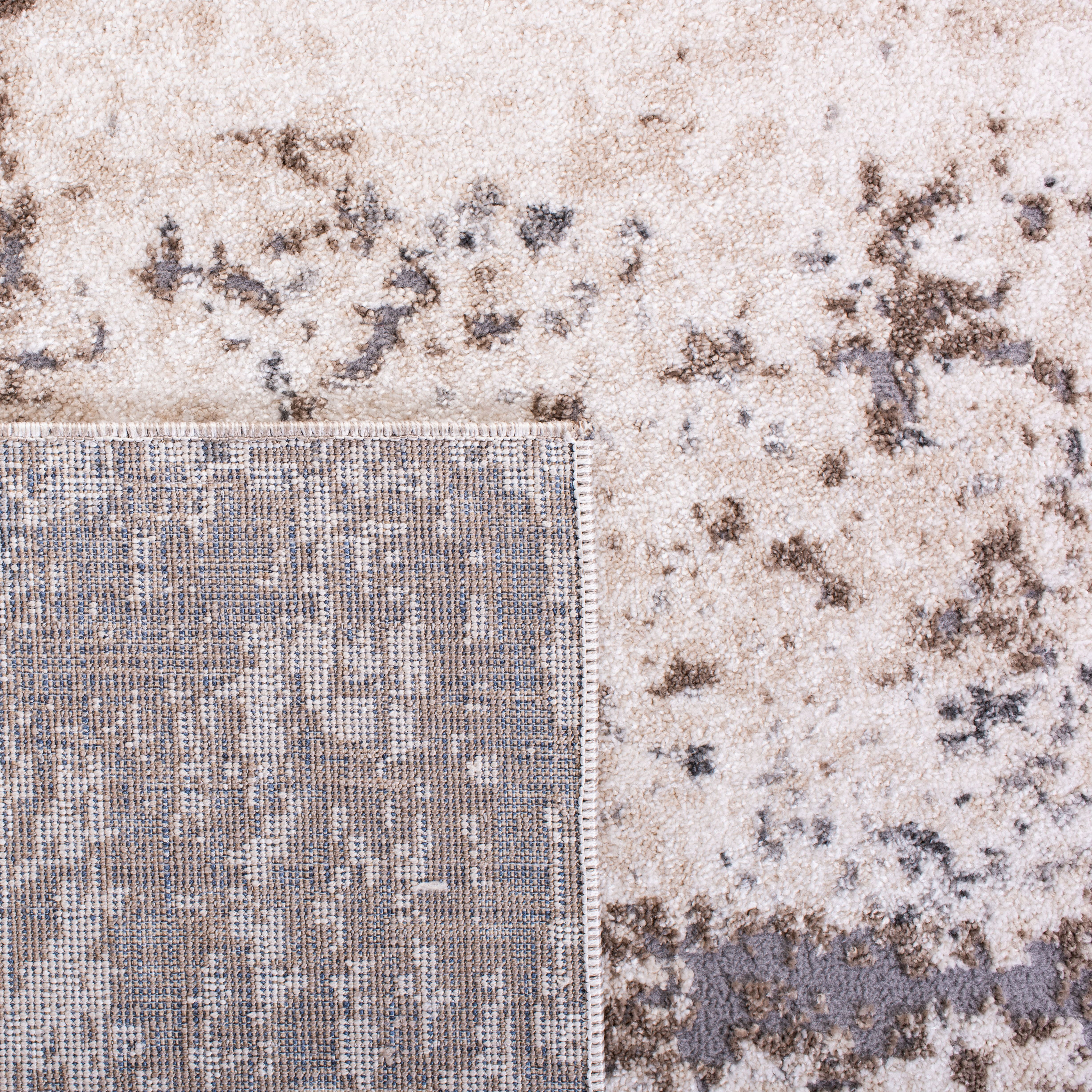 SAFAVIEH Aston Stephanie Abstract Area Rug, Ivory/Gray, 4' x 6'