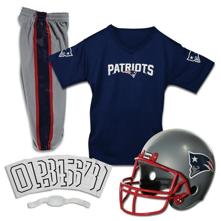 Franklin Sports NFL New England Patriots Youth Licensed Deluxe Uniform Set, Medium