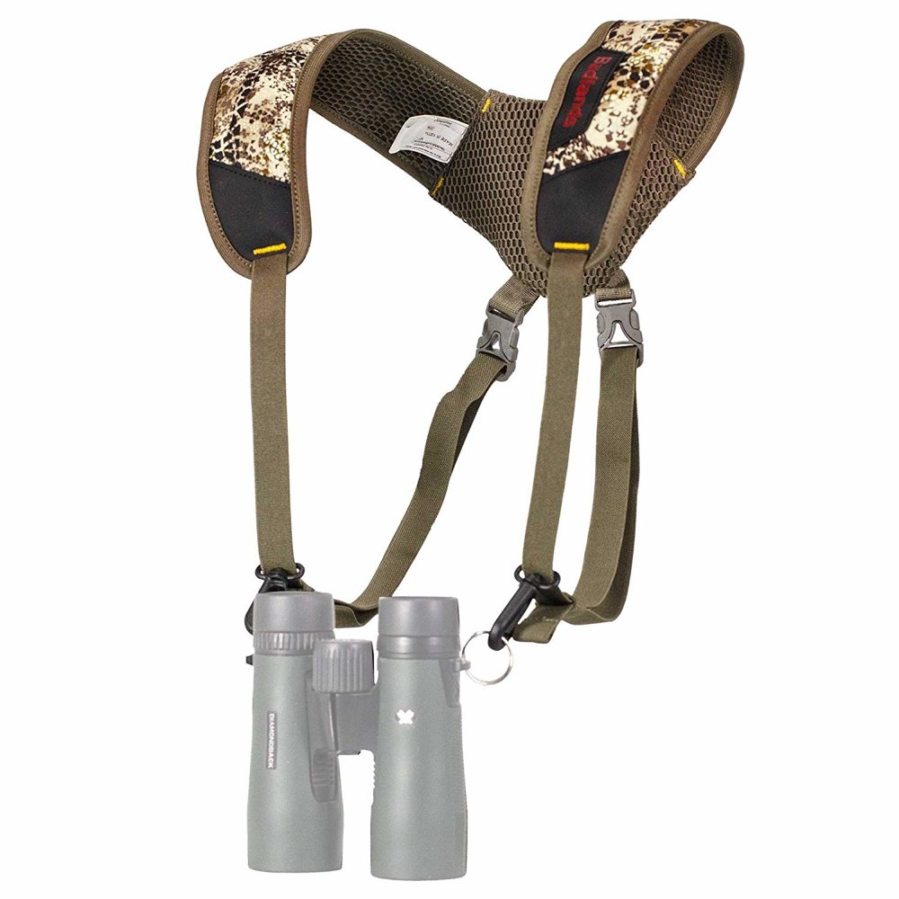 new badlands bino basics camouflaged binocular strap harness