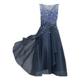 thumbnail image 2 of EIMELI Robe Décontractée pour Femmes Robe en Chiffon Col en V Sans Manches Vêtements pour Femmes m Argent, 2 of 3