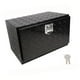 thumbnail image 5 of Caja de herramientas para caja de camioneta, organizador de almacenamiento, de aluminio, contenedor con cerradura, de herramientas para viajes, Negro, 5 of 8