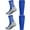 Blue, variant on 1 Set Kids Grip Soccer Socks and Shin Guard Sleeves for Age 7-14 Youth Boys Children Football Basketball Training