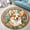 Corgi, variant on Round Area Rug, Tidepool Non-Slip Floor Mat, Soft Washable Carpet for Living Room Bedroom Decor 24 Inch