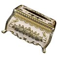 thumbnail image 1 of European Style Acrylic Tissue Box Cover for Home Office Use Multi Color Frosted Surface 7x5 Inches, 1 of 5