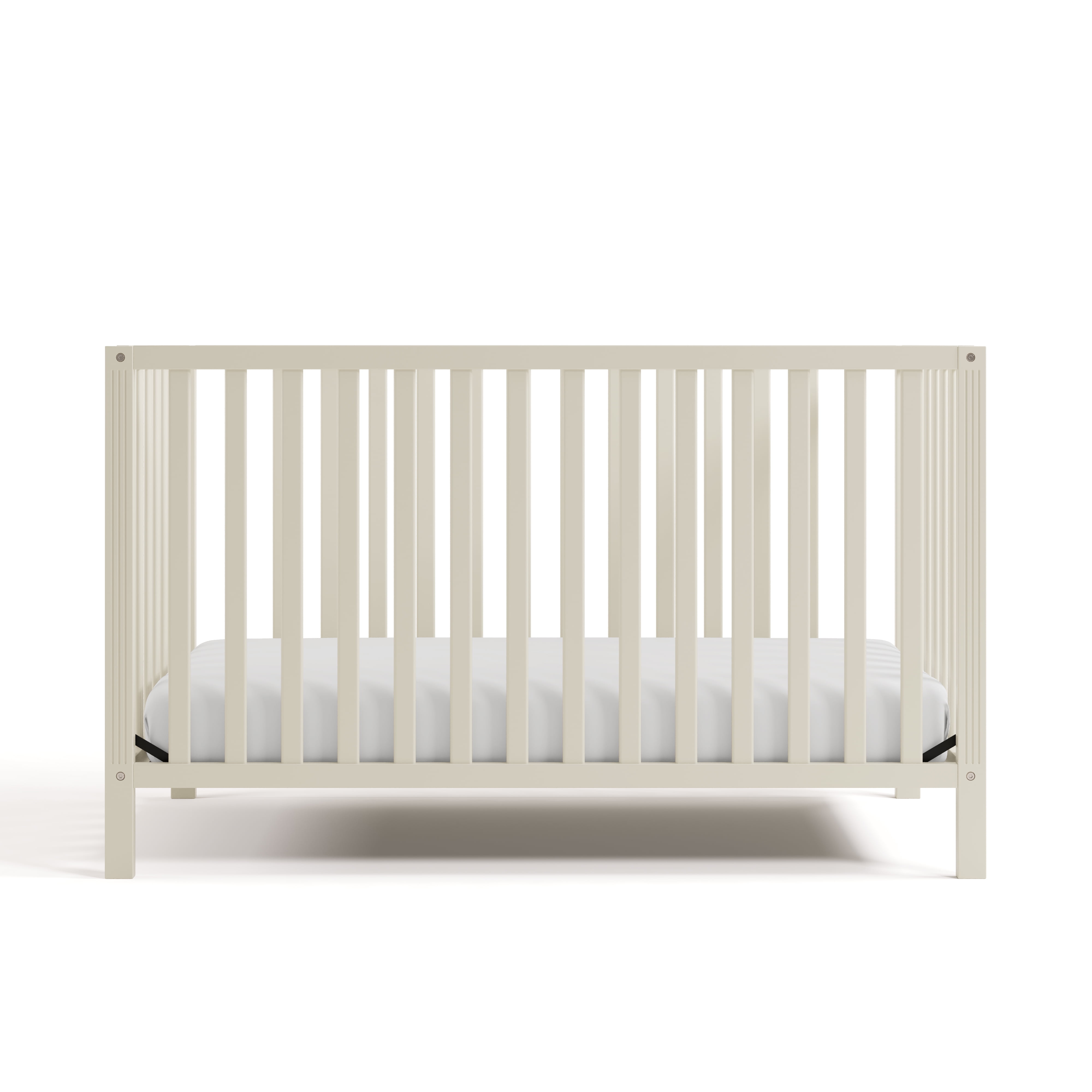 Storkcraft Morningside 5-in-1 Convertible Baby Crib, Frosted Oat
