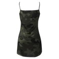 thumbnail image 3 of Robes Moulantes pour Femmes Femmes Décontractées Imprimé Camouflage Aguichant Ajustées Sans Manches à Bretelles Robe Moulante, 3 of 6