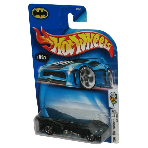 DC Comics Hot Wheels 2004 First Editions Batman Batmobile Black Toy Car #031