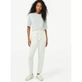thumbnail image 3 of Scoop Women's Pintuck Tie Front Track Pants, 3 of 5