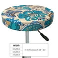 thumbnail image 4 of Haiem Vintage Floral Butterflies Cushion Round Bar Chair Seat Cover Bar Chair Cushion Covers Elastic Washable Bar Chair Cover,Protects from Scratches and Stains-13 inch, 4 of 7