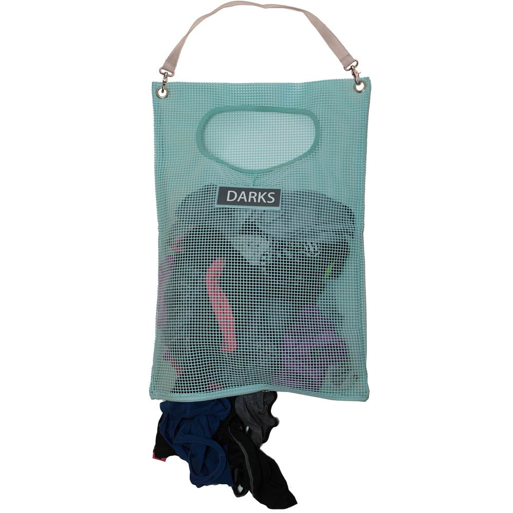 G.U.S. Over The Door Laundry Hamper with Attachable Shoulder Strap ...