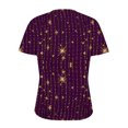 thumbnail image 5 of MEICHEN Women's Shirt T Shirt Glitter Shirt Fashion Starry Summer Shirt Round Neck Short Sleeve Top Outfit, 5 of 9
