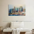 thumbnail image 2 of Elephant Stock City Of San Diego Wall Art - Horizontal Canvas Wall Art - Living Room Wall Decor - City Canvas - Blue And Beige Decor - 36" x 24", 2 of 4