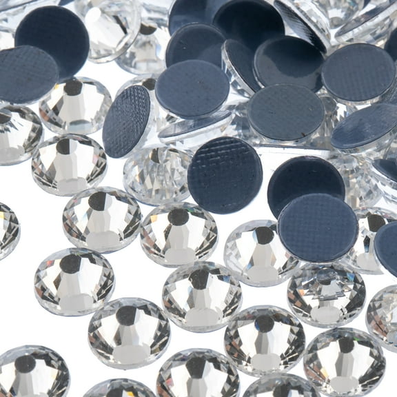 Crystal Lane DIY SS34 (7mm) Crystal Glass Flat Back Hotfix Rhinestones, 144pcs