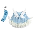 thumbnail image 2 of kusrkot Pet Guinea Harness and Leash for Small Animals Guinea Pig Chinchilla Rabbit Rat Blue M, 2 of 8