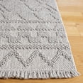 thumbnail image 3 of SAFAVIEH Lotus Nora Geometric Area Rug, Light Grey/Grey, 8' x 10', 3 of 8