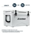 thumbnail image 3 of EchoSmile 35 qt. Rotomolded Cooler in White, 3 of 5