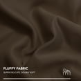 thumbnail image 7 of ZOPZO 100% Blackout Curtains, Thermal Insulated, Brown, 52W x 84L Inch, Noise Reducing Light Blocking Grommet 2 Panels for Bedroom, 7 of 7