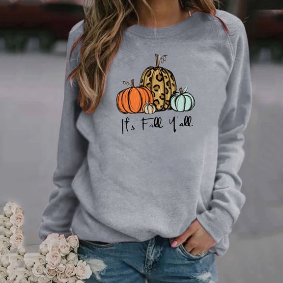 ZKCCNUK Thankful Greatful Blessed Pumpkin Baseball T-Shirt for Women Thanksgiving Solid Color Splicing Sleeve Shirt Printed Ladies Sweatshirts Tops