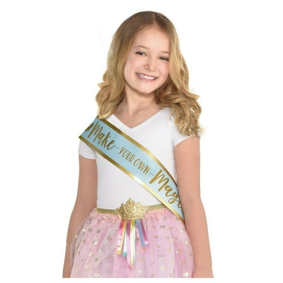 Amscan 8402836 Disney Princess Assorted Toddler Party Sashes, 8 Ct. 30" long