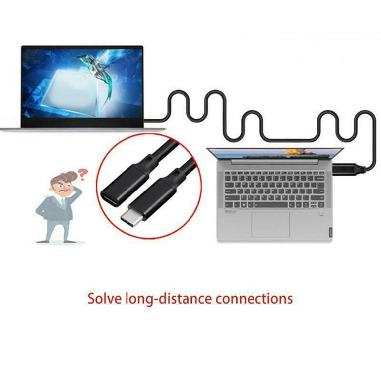 Cable Extensión Alargador Usb-c 2mt 100w 10gbps Video 4k