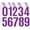 Purple, variant on VIB Self Adhesive Number Decals 0-9 Vinyl Stickers, 4 Inch 6 Sheets Waterproof, Durable Weatherproof Outdoor Use, House Address Plate Bin Marking DIY Labeling, Green
