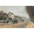 thumbnail image 3 of Alfred Sisley 18x13 Black Modern Framed Museum Art Print Titled - Boulevard Heloise (Argenteuil 1872), 3 of 5