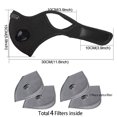 thumbnail image 2 of Filtres Réutilisables pour le Cyclisme en Extérieur Charbon Actif, 2 of 7