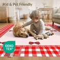 thumbnail image 4 of ODIKA 4'x6' Washable Area Rug Non-Slip, Chair-Friendly, Flatwoven Rug Schoolgirl Welcome Border Classroom Teacher Preschool School Pencil Refined for Home Office, Under Desk, 4 of 7
