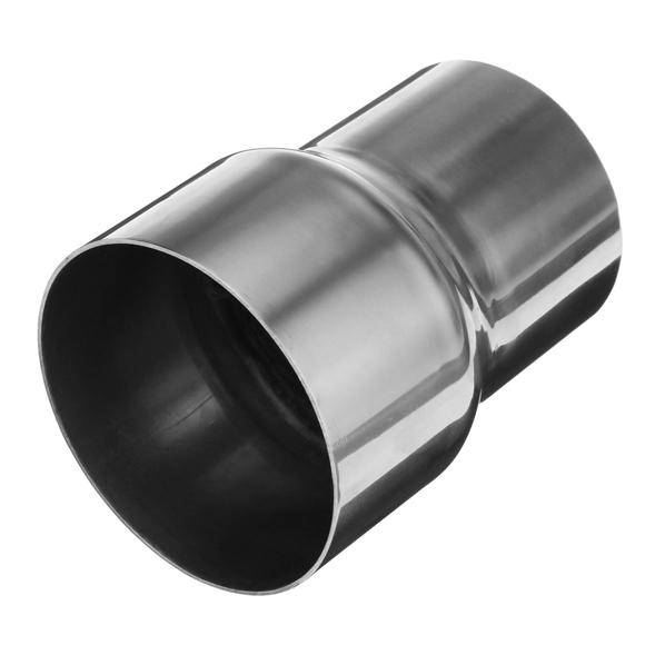 2 Pcs 3 Inch to 2.5 Inch OD Stainless Standard Exhaust Pipe Connector Adapter Reducer