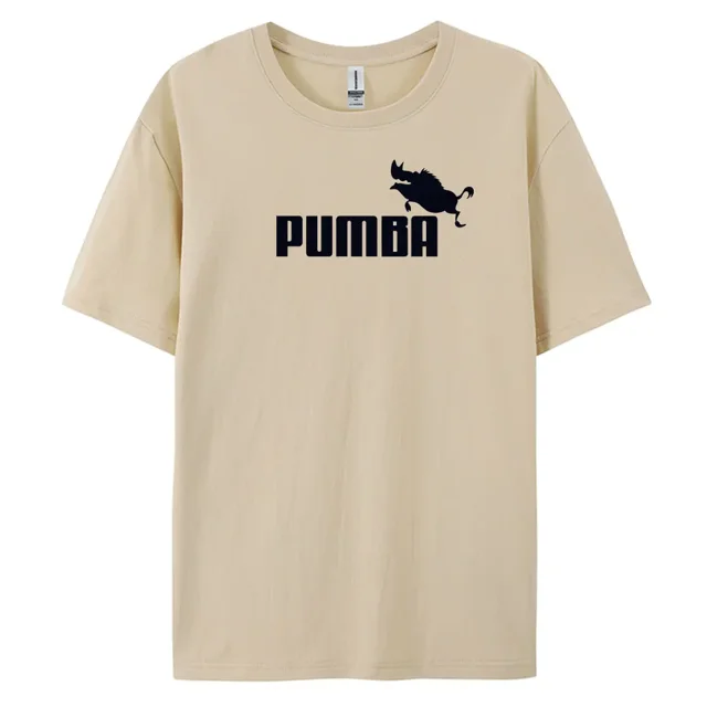 T-Shirt Imprimé Cool pour Femmes, Manches Courtes, Style à la Mode X1194-khaki L