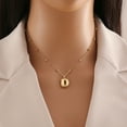 thumbnail image 3 of Collar Con Letras De Burbuja Collar Con Iniciales Doradas Para Mujeres Y Niñas Collar Con Colgante De Oro Collares Con Letras Joyas Regalo Regalo Para El Día De La Madre, 3 of 3