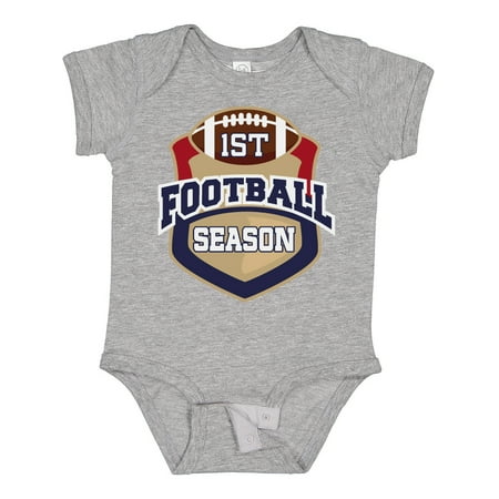 

Inktastic 1st Football Season Outfit Gift Baby Boy or Baby Girl Bodysuit