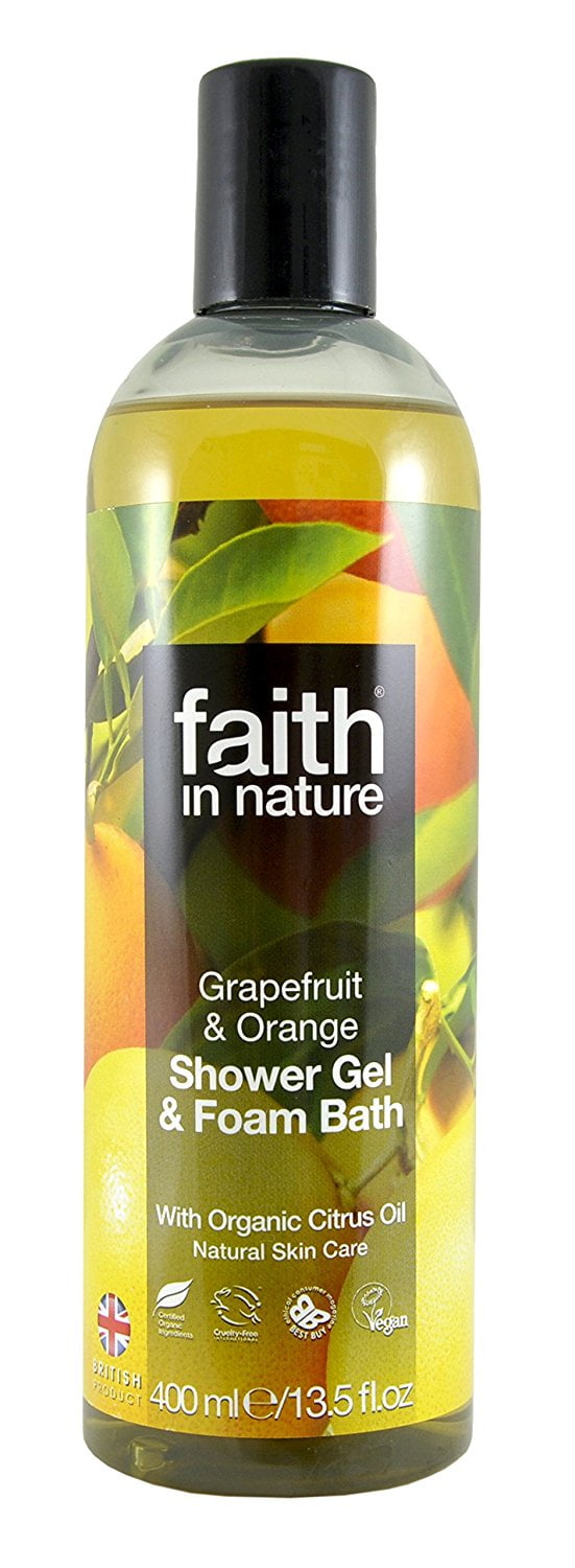 Faith in Nature Grapefruit & Orange Shower Gel & Bath Foam 400ml
