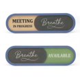 thumbnail image 1 of Cartel de Puerta para Oficina WSNIHO Breathe Deslizante Acrílico 21x6x0,4 cm, 1 of 6