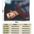 thumbnail image 3 of Andrew Garfield Blanket Bedding Fleece Blanket Soft Throw Blankets Lightweight Anti-Static Blanket - 3 Sizes, 3 of 5