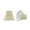 BUTTER CREME, variant on Aspen Creative Corporation 6'' Fabric Bell Candelabra Shade (Set of 2)