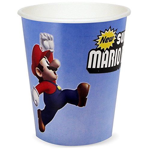 Super Mario Bros. 9 oz Tasses (8) Enfant