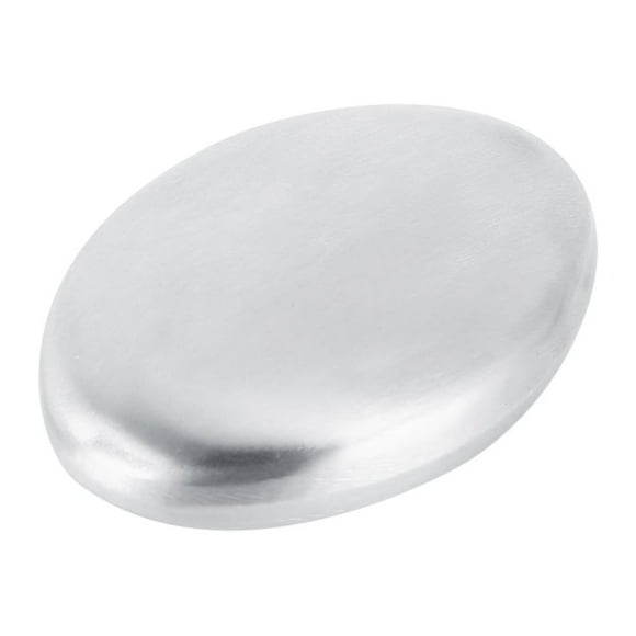 VIFERR Odour Remover Soap, Stainless Steel Odor Removing Bar Magic Removing Garlic Gadget Silver