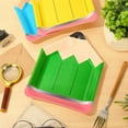 thumbnail image 6 of 10 Pcs Large Back to School Pencil Paper Plates New School Years First Day of Class Disposable Plates Pencil Theme Dinnerware Paper Tableware for Pre K Kindergarten Preschool(Yellow,9.06x7.28"), 6 of 8