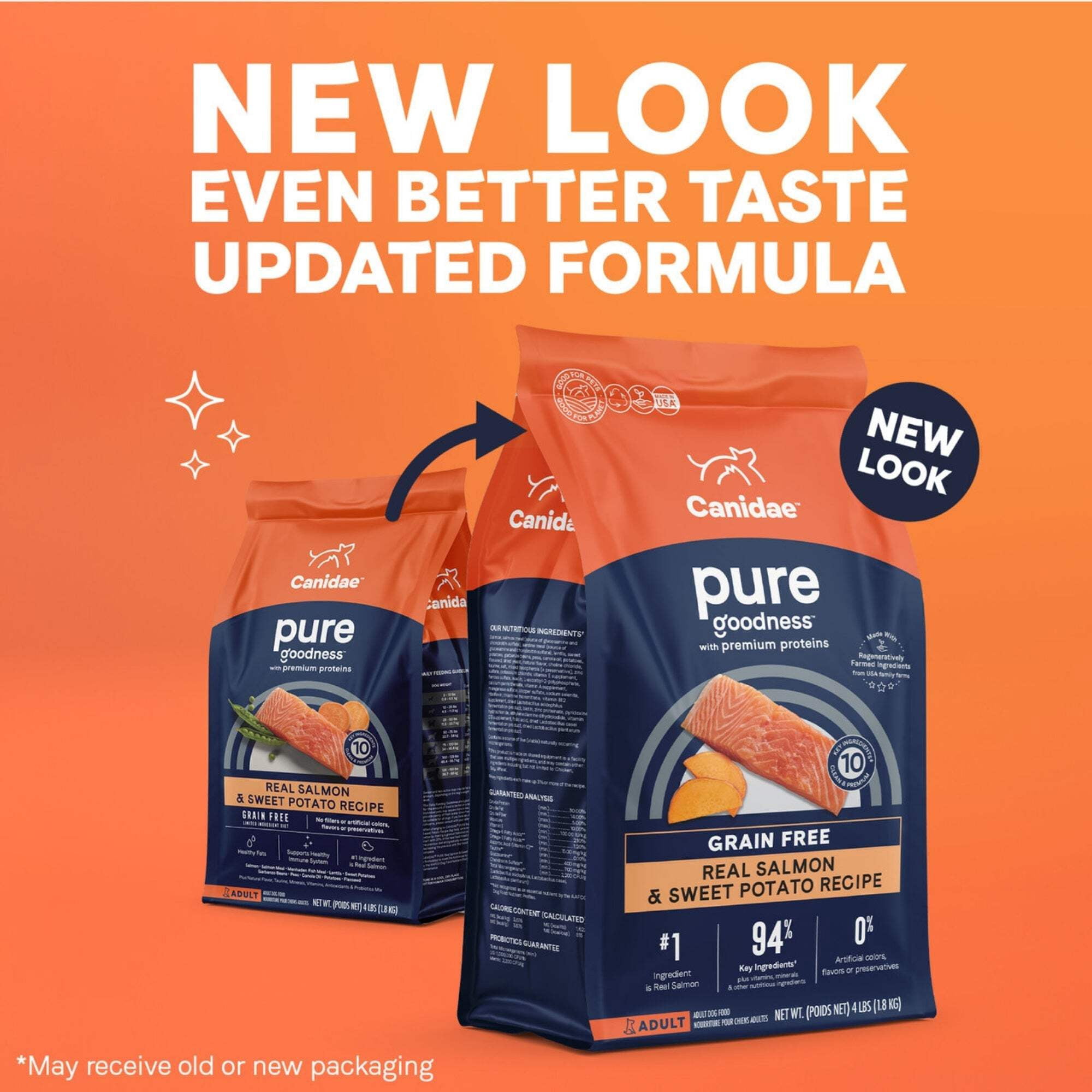 CND PURE SEA DRY DOG FD ADLT SLMN ASRTD