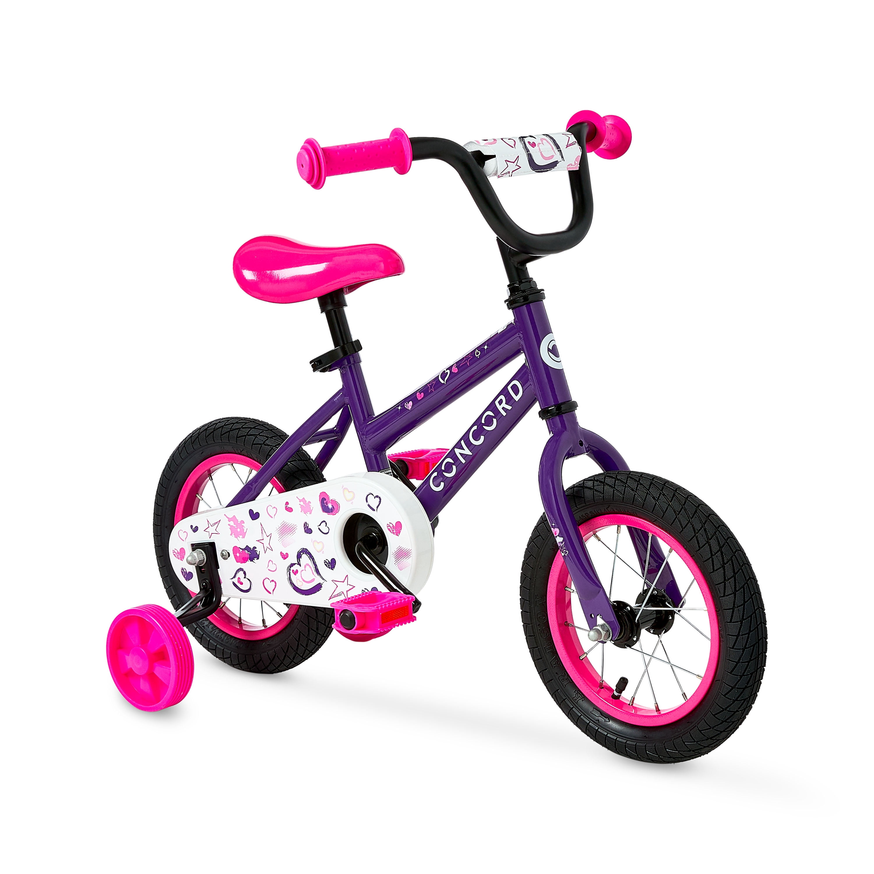 Concord 12" Kids' Bike, Purple, Fits Riders 37"-42", Unisex