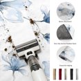 thumbnail image 5 of Round Rugs 4Ft, Blue Painting Floral Round Area Rug Washable Indoor Throw Carpet, Farmhouse Flowers Classic Soft Non Slip Circle Rug for Kitchen Nursery Room Home Decor Aesthetic, 5 of 8