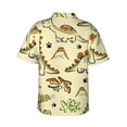 thumbnail image 3 of Balery Cartoon Dinosaurs Print Men's Hawaiian Shirts Short Sleeve Beach Shirt Relaxed Fit Vacation Button Down Shirts-Medium, 3 of 9