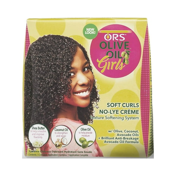 Soft Curls No-Lye Creme Texture Softening System Kit